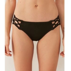 Out From Under Strappy Side Bikini Bottom NWT